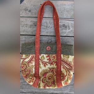 Paisley Patterned Tote Bag